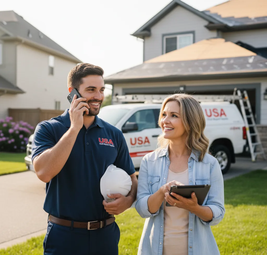 USA Roof Repair Experts customer support in Ulysses